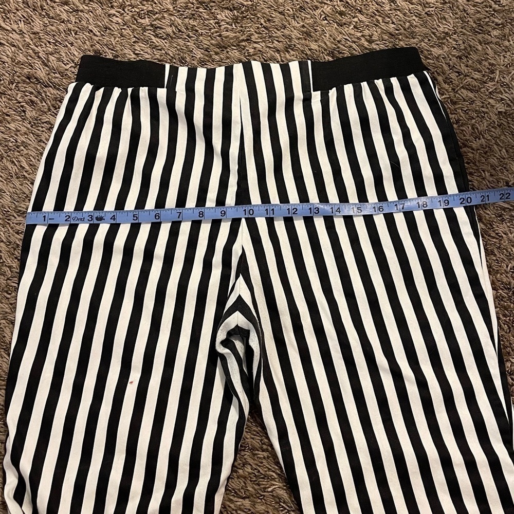 By Junk food black white striped pull on pants - Picture 7 of 9